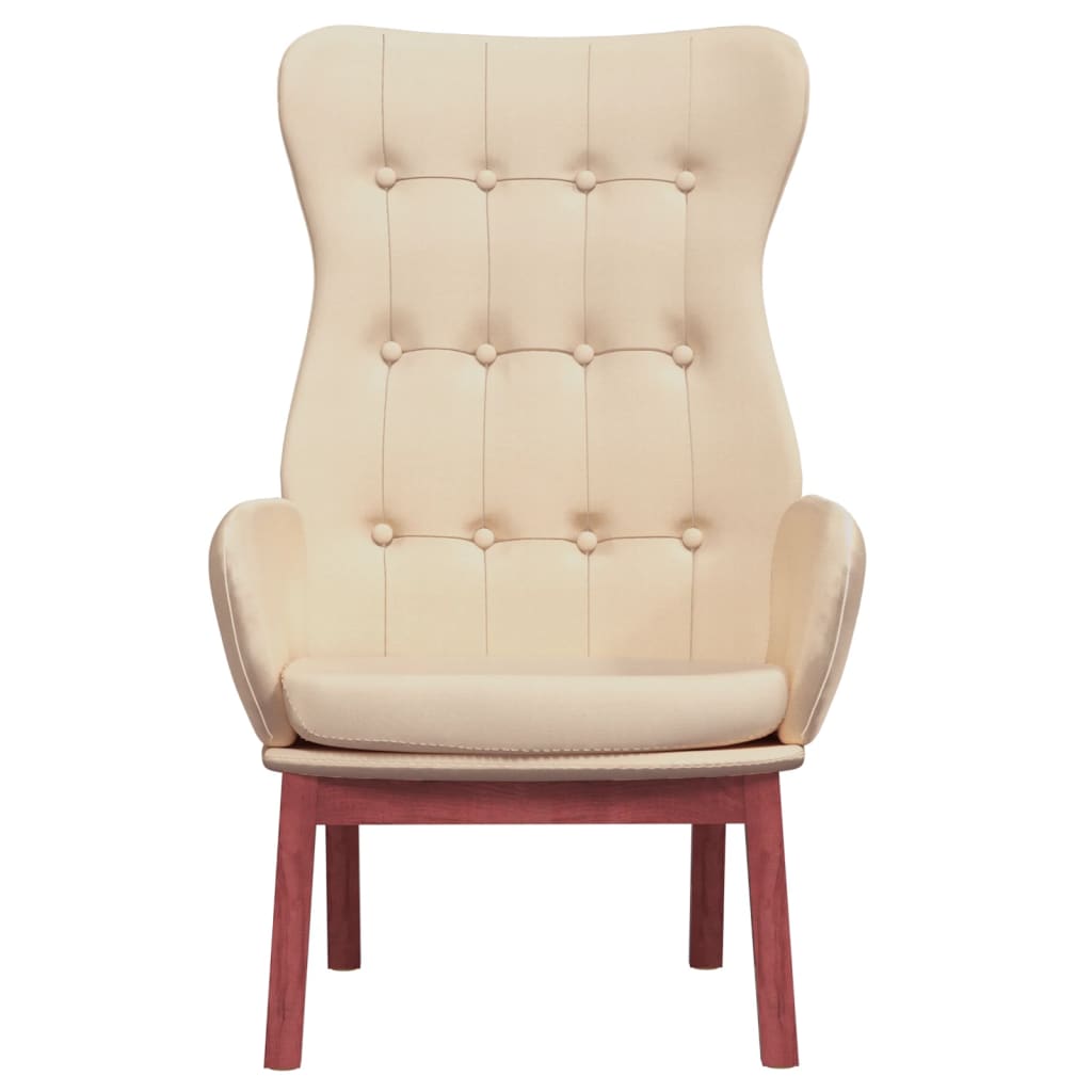 Chaise de relaxation Crème Tissu - XIOS