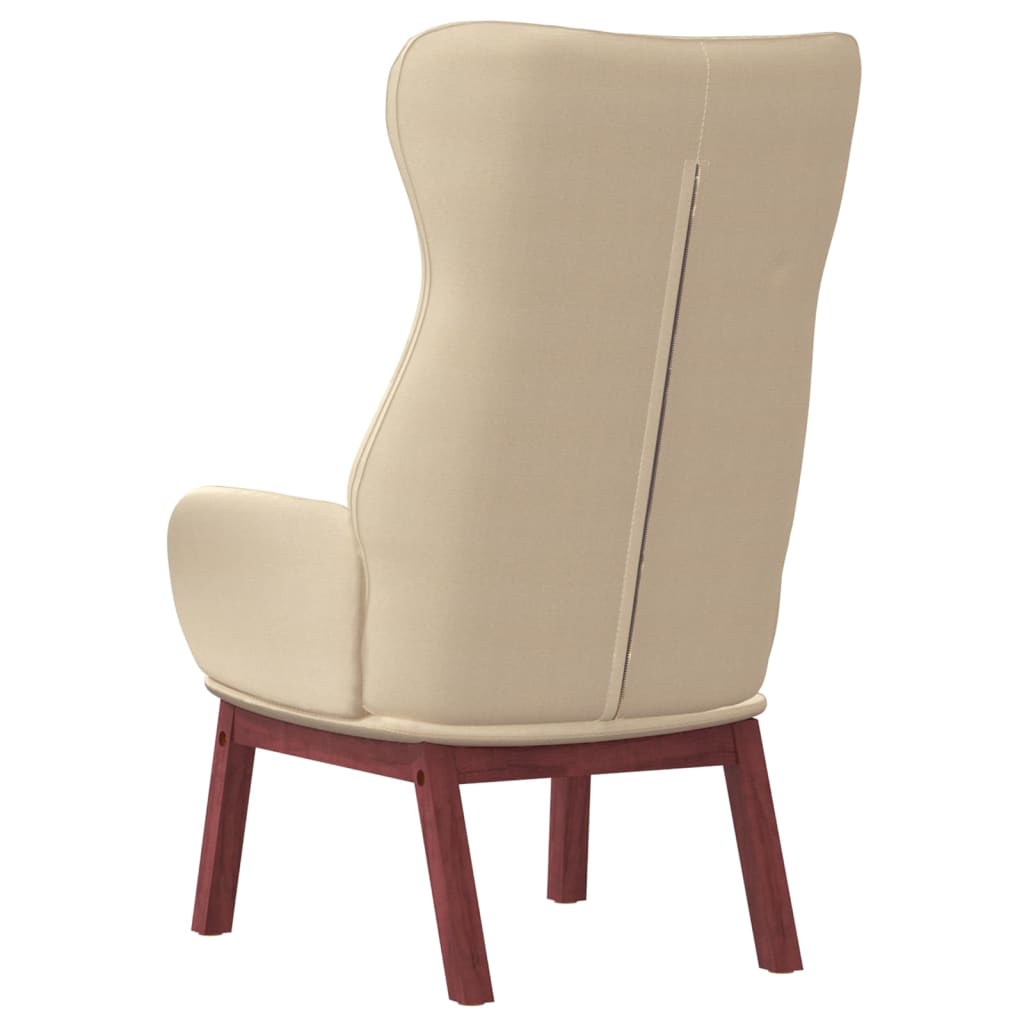 Chaise de relaxation Crème Tissu - XIOS