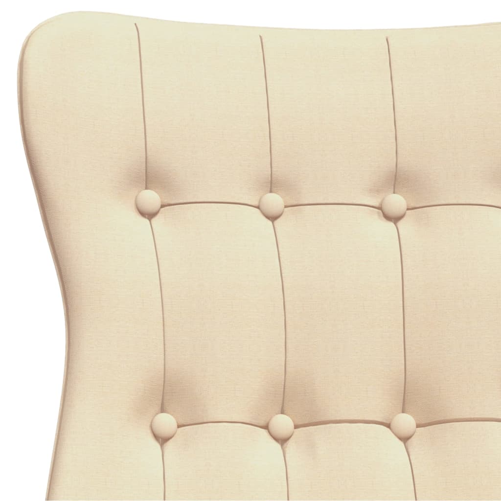 Chaise de relaxation Crème Tissu - XIOS