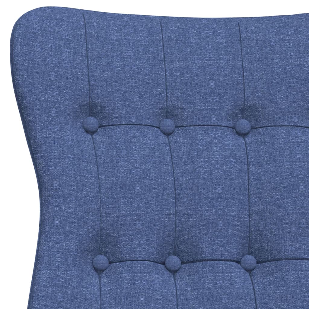 Chaise de relaxation Bleu Tissu - XIOS