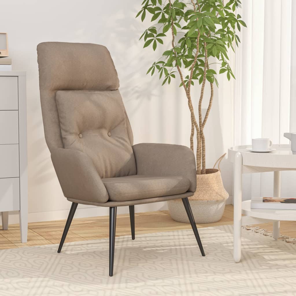 Chaise de relaxation Taupe Similicuir daim - XIOS
