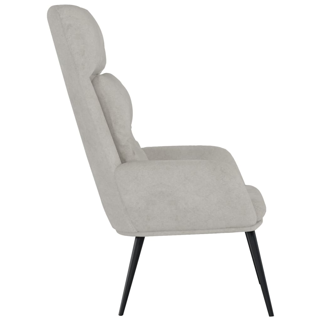 Chaise de relaxation Gris clair Similicuir daim - XIOS