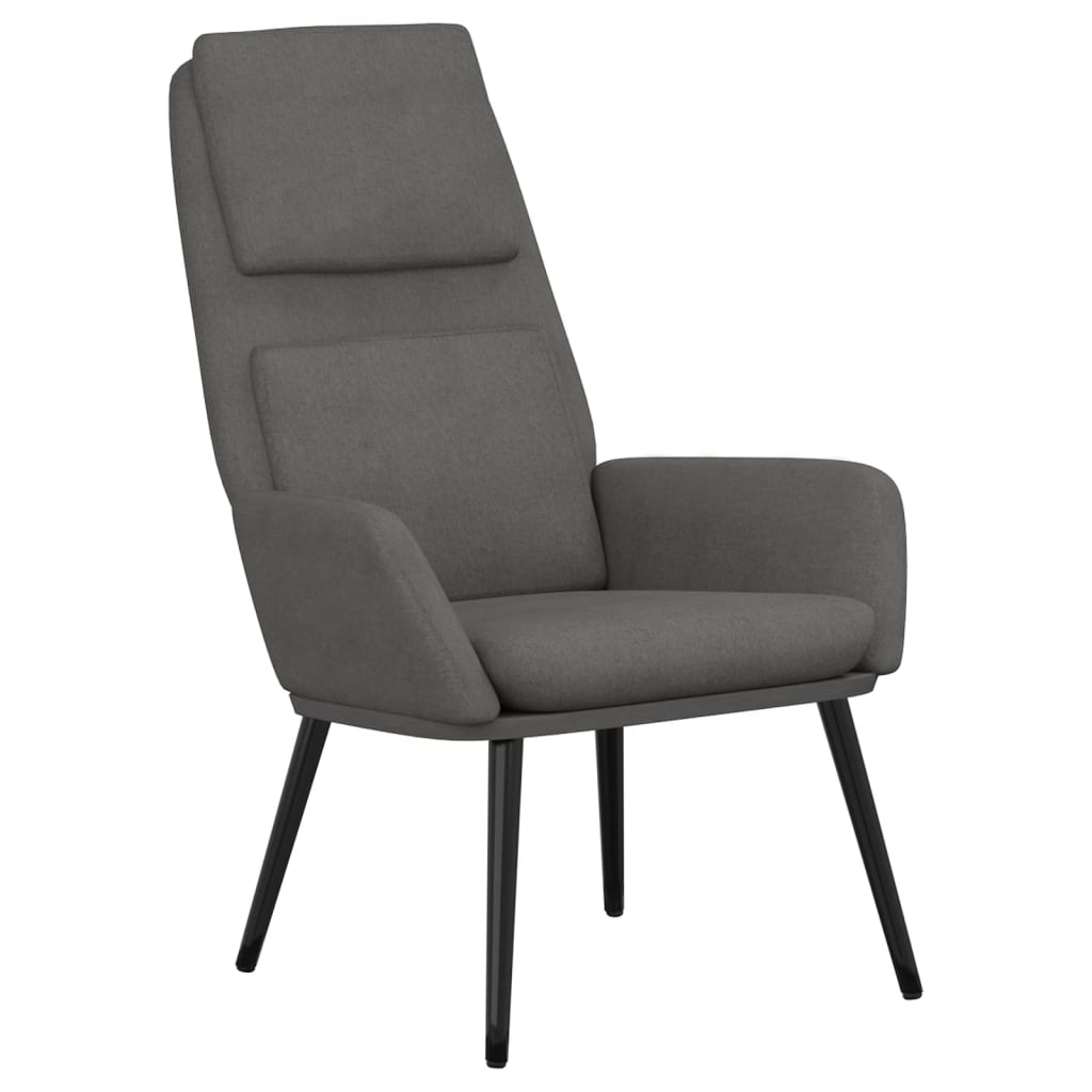 Chaise de relaxation Gris clair Tissu - XIOS