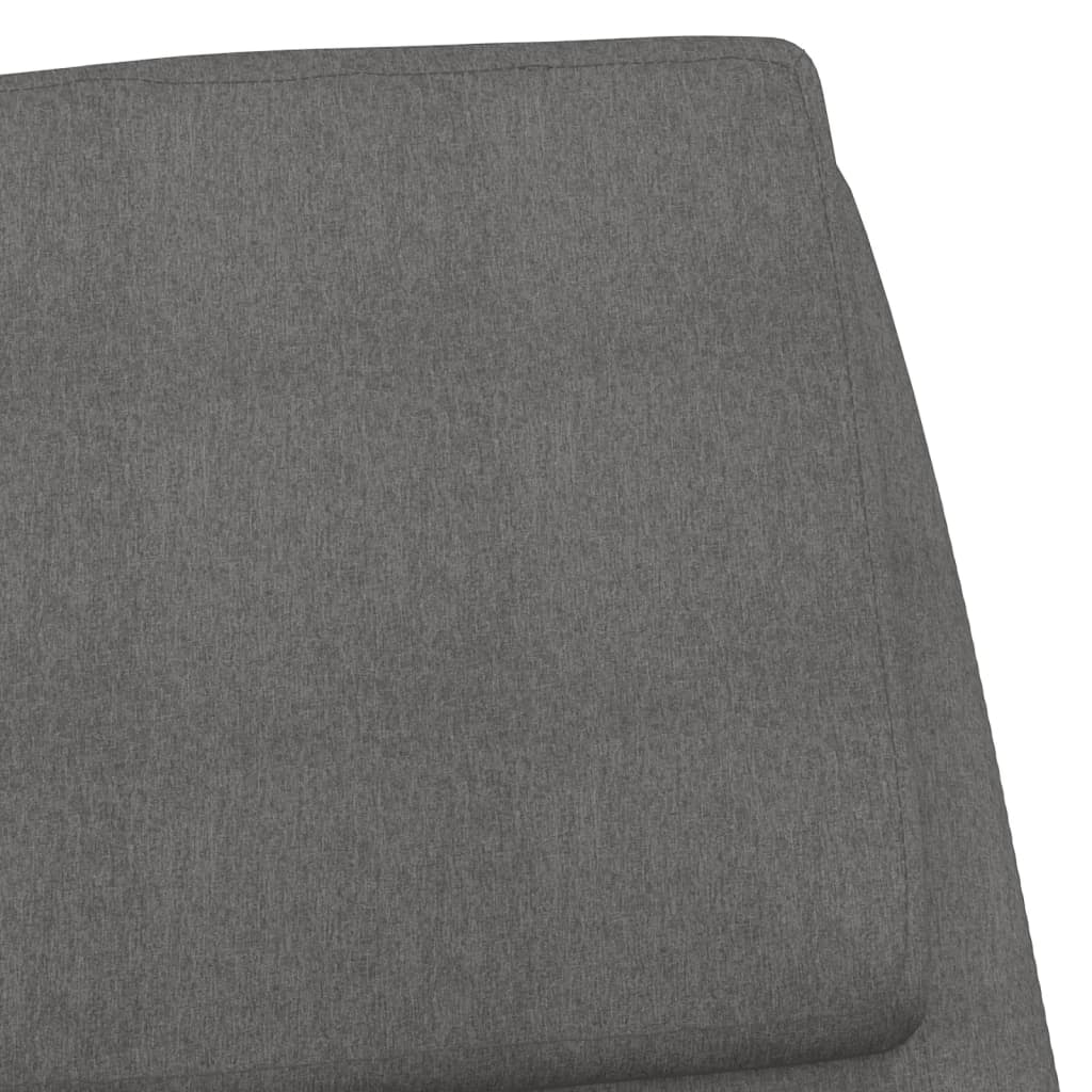 Chaise de relaxation Gris clair Tissu - XIOS