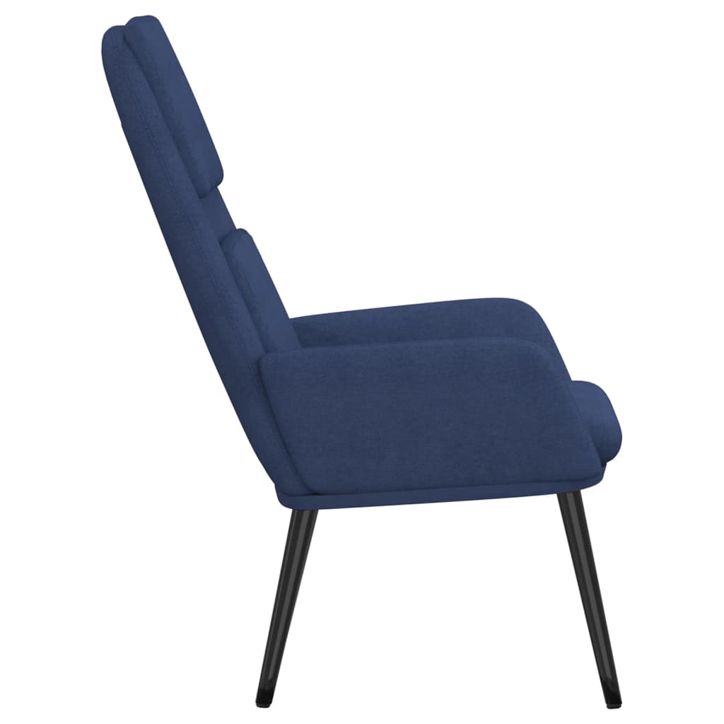 Chaise de relaxation Bleu Tissu - XIOS
