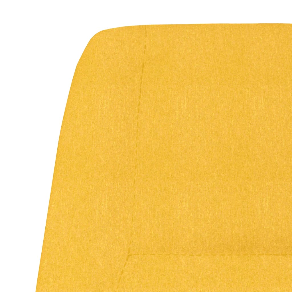 Chaise de relaxation Jaune moutarde Tissu - XIOS