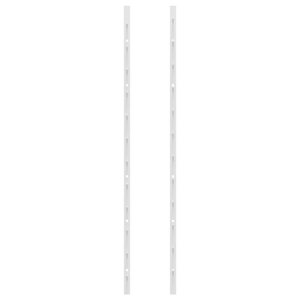Casier à vin mural pour 24 bouteilles 2 pcs Blanc Fer - XIOS