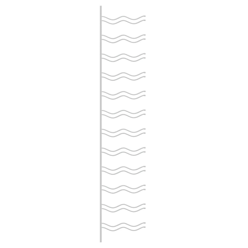 Casier à vin mural pour 24 bouteilles 2 pcs Blanc Fer - XIOS