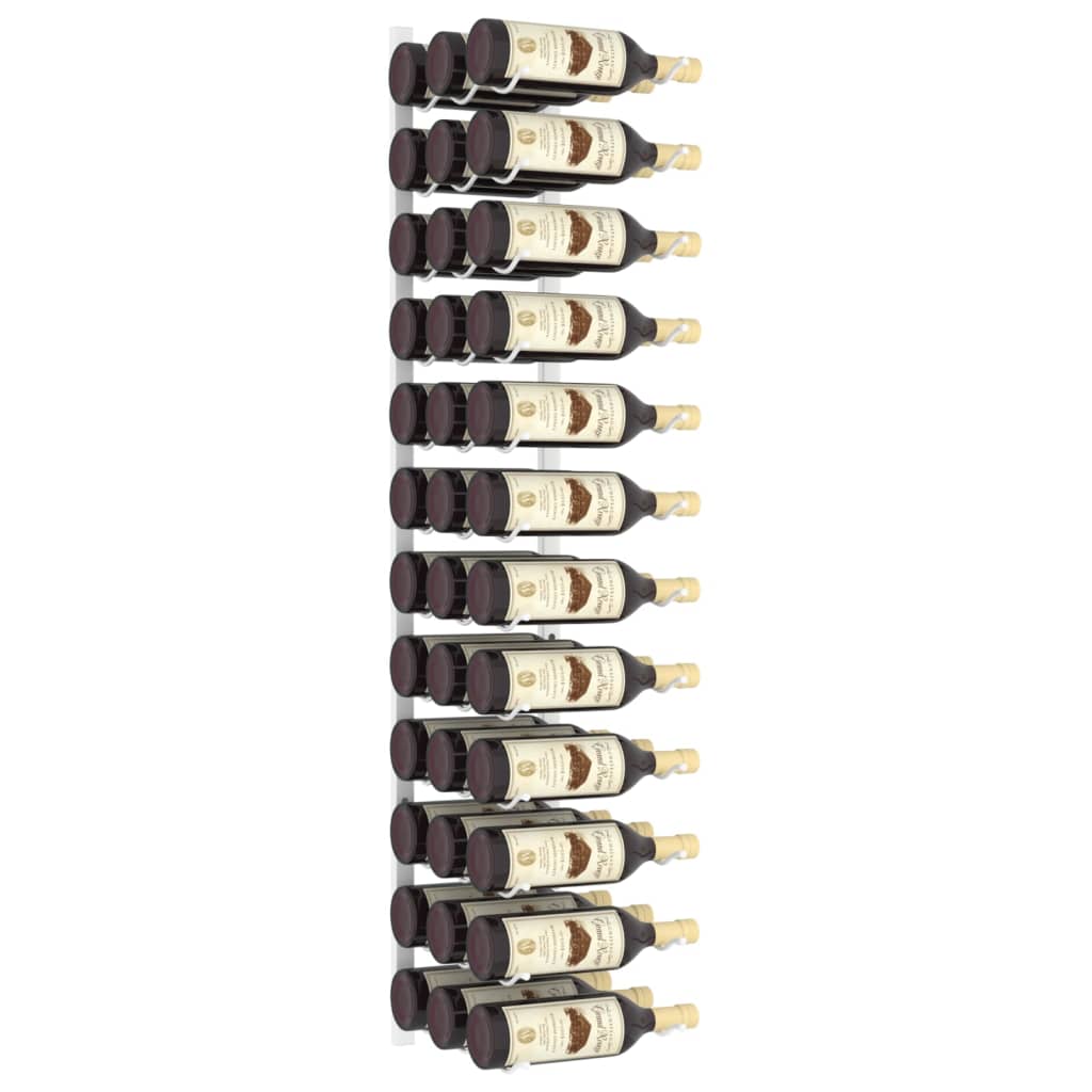 Casier à vin mural pour 36 bouteilles Blanc Fer - XIOS
