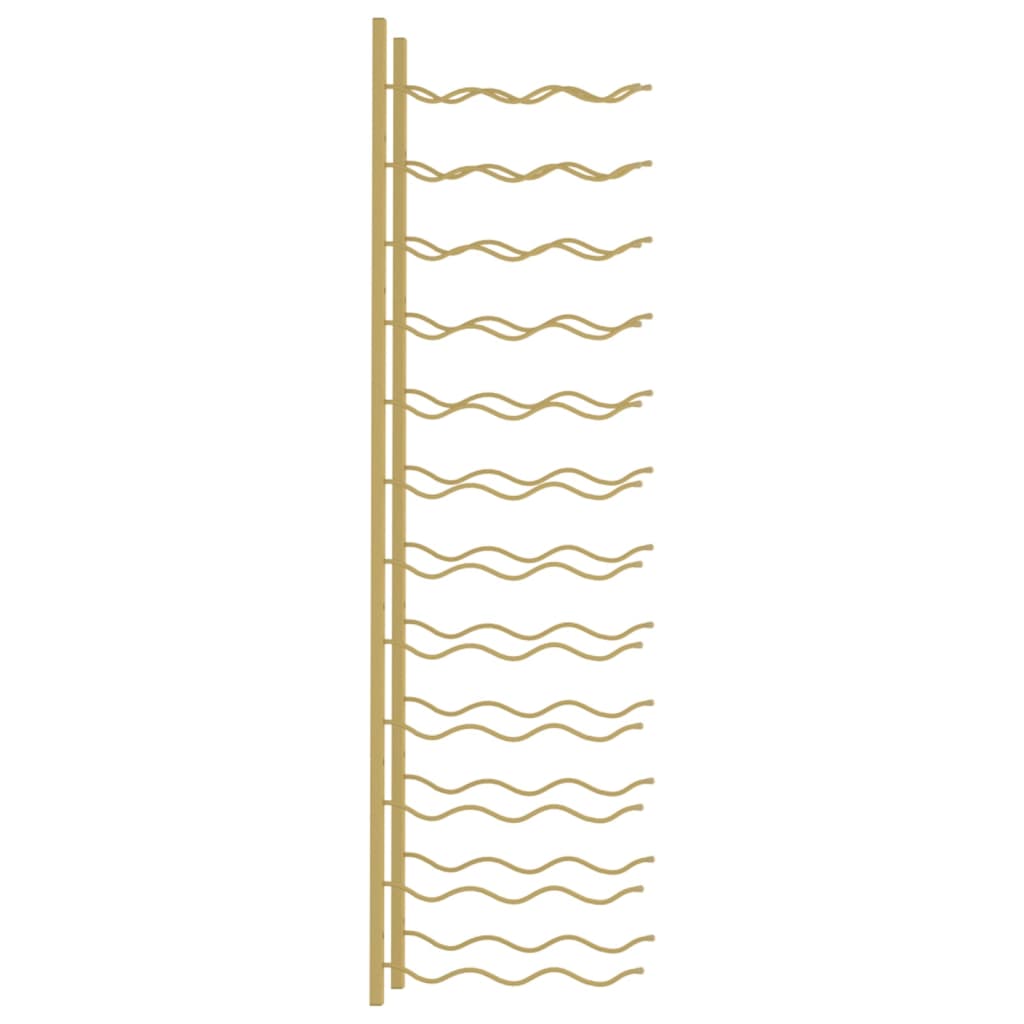 Casier à vin mural pour 36 bouteilles Doré Fer - XIOS