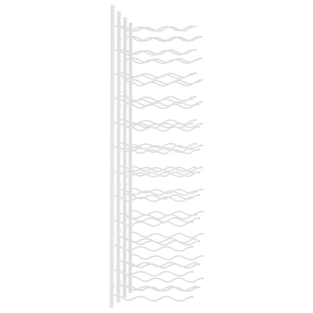 Casier à vin mural pour 36 bouteilles 2 pcs Blanc Fer - XIOS