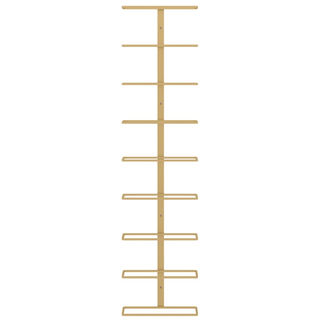 Casier à vin mural pour 9 bouteilles Doré Fer - XIOS