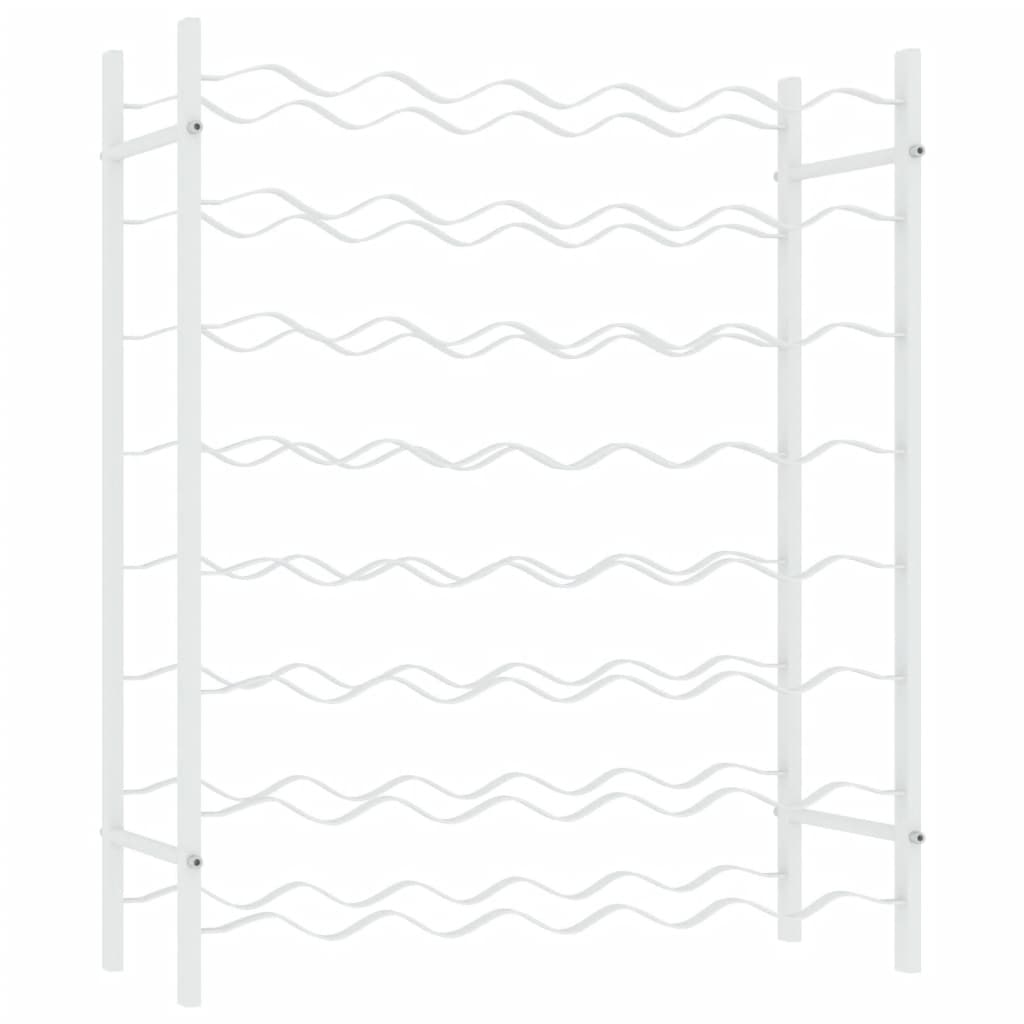 Casier à bouteilles pour 48 bouteilles Blanc Métal - XIOS