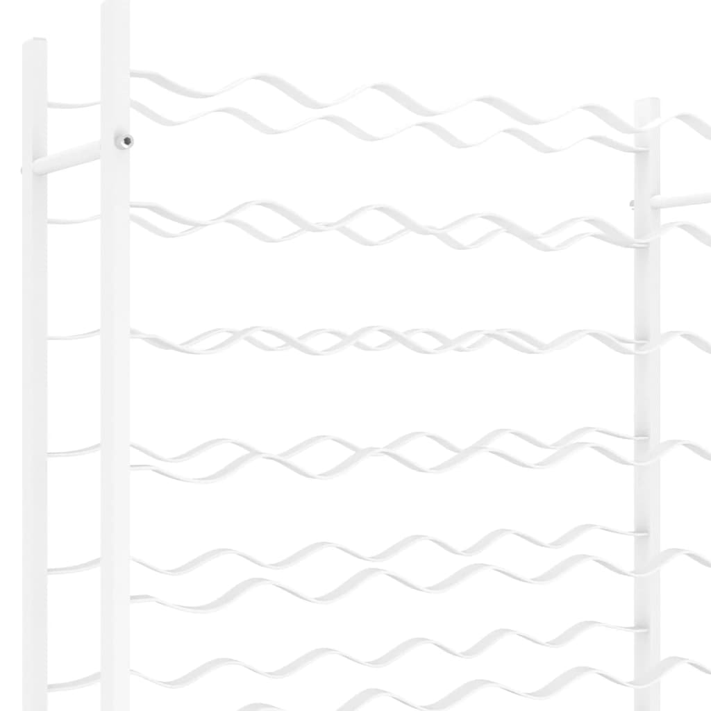 Casier à bouteilles pour 48 bouteilles Blanc Métal - XIOS