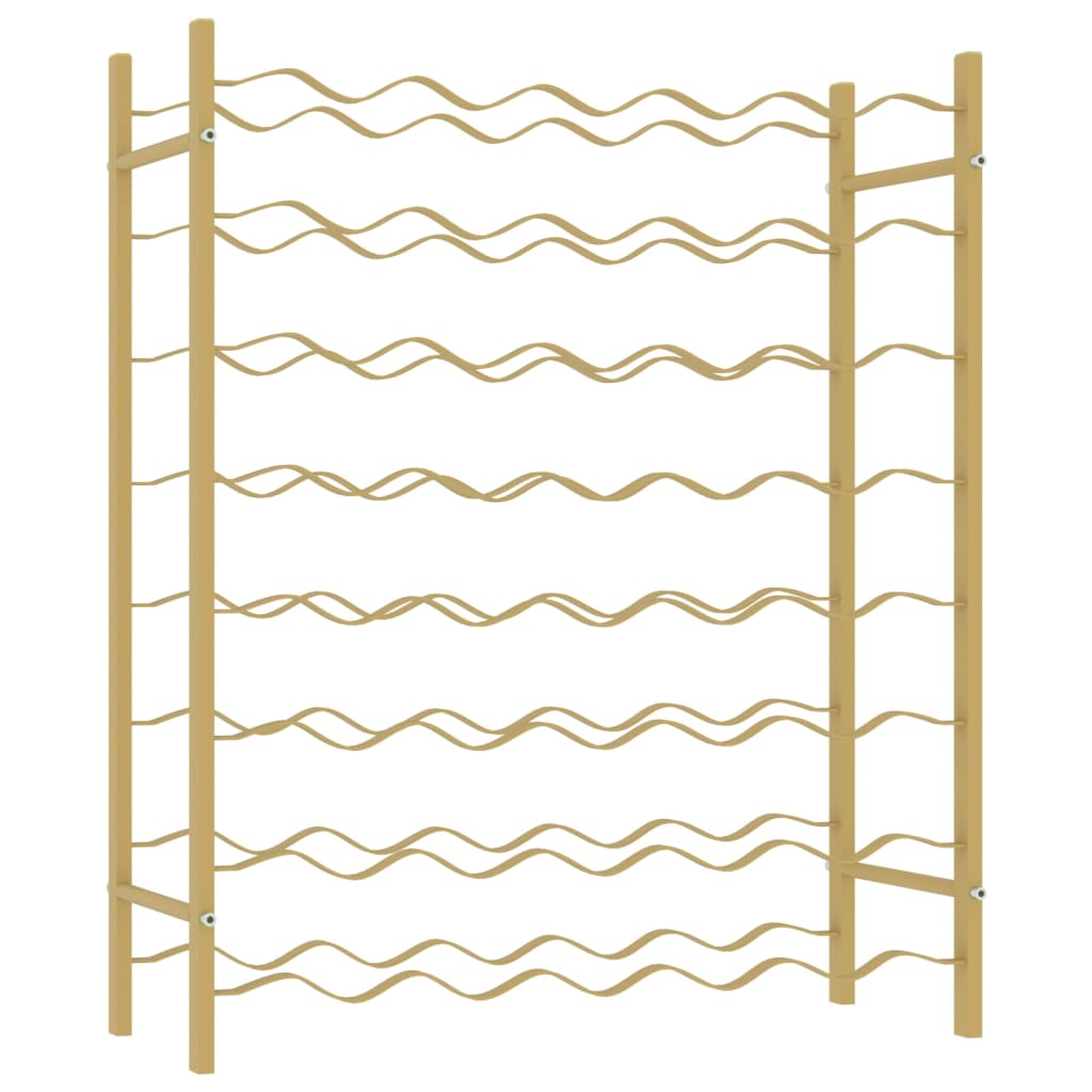 Casier à bouteilles pour 48 bouteilles Doré Métal - XIOS