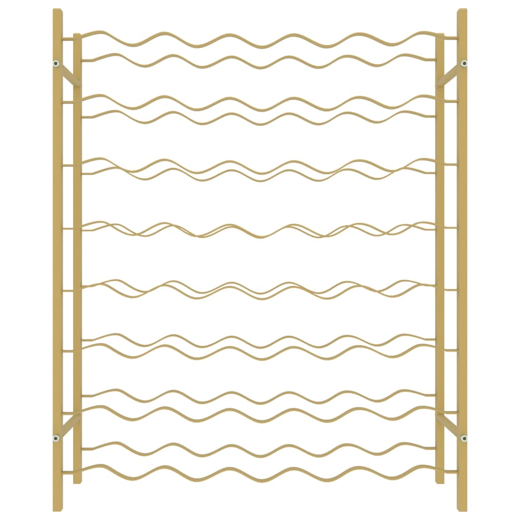 Casier à bouteilles pour 48 bouteilles Doré Métal - XIOS