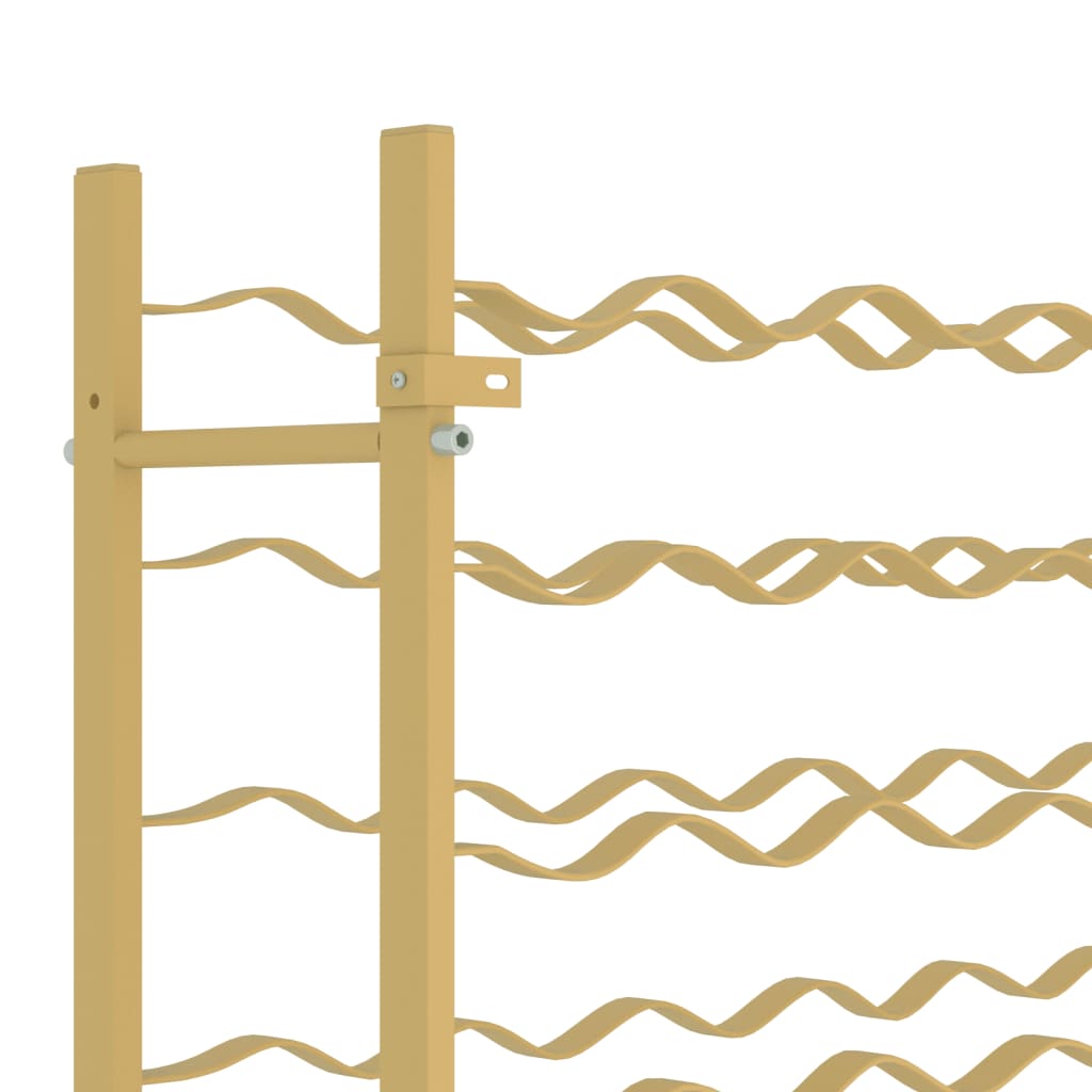 Casier à bouteilles pour 36 bouteilles Doré Métal - XIOS