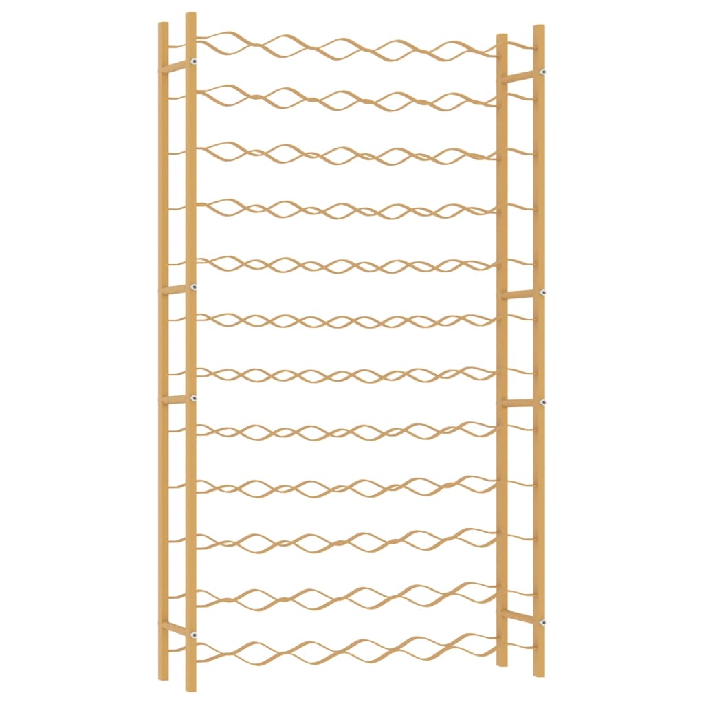 Casier à bouteilles pour 72 bouteilles Doré Métal - XIOS