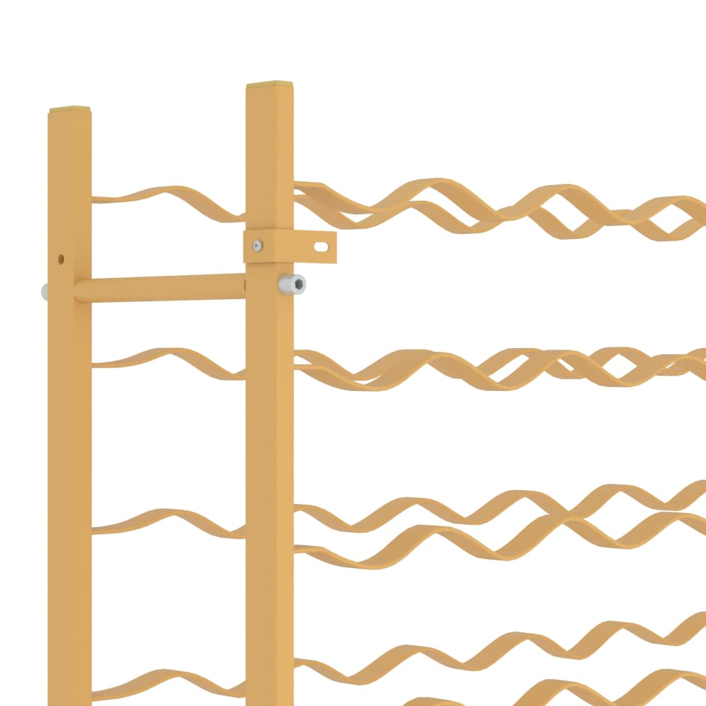 Casier à bouteilles pour 72 bouteilles Doré Métal - XIOS