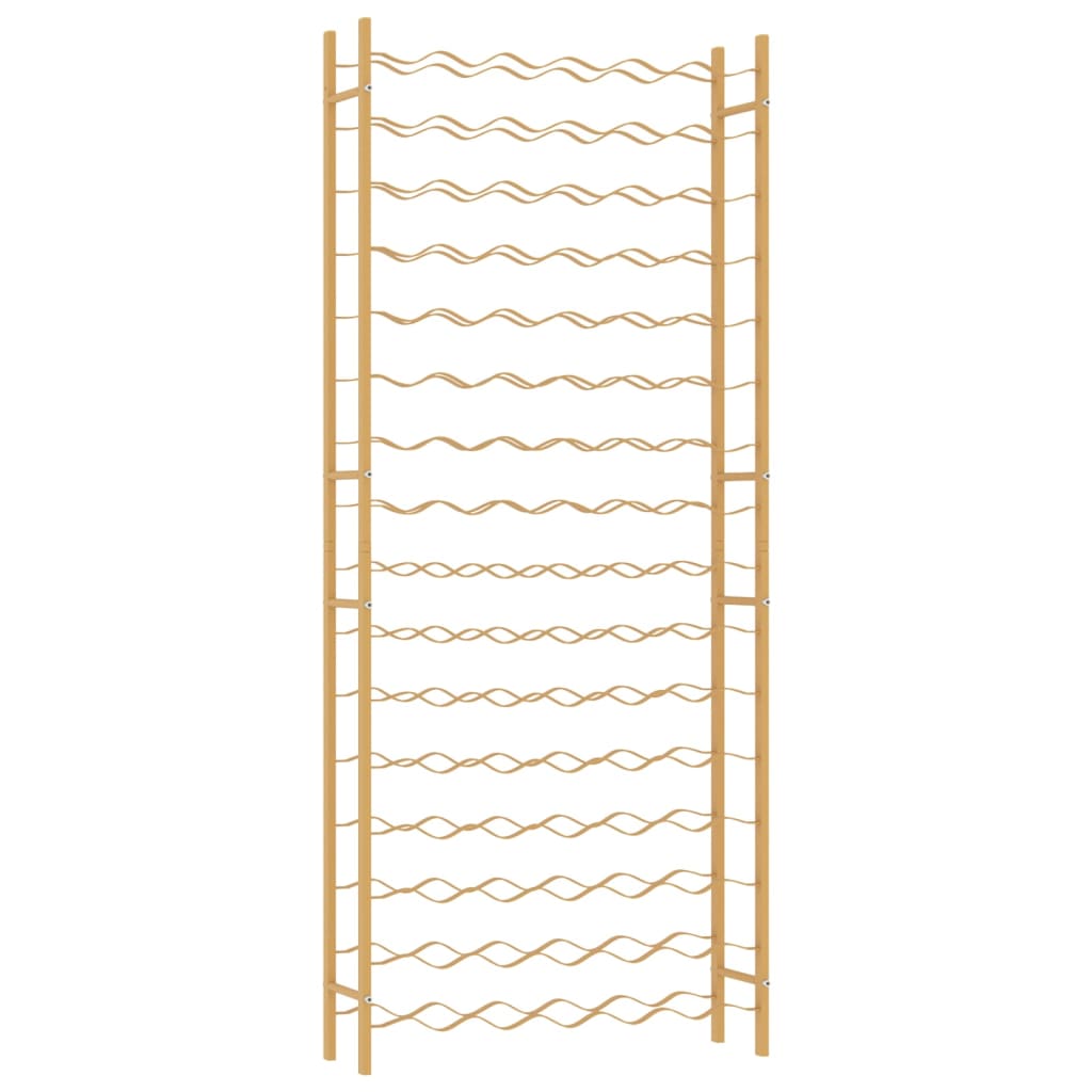 Casier à bouteilles pour 96 bouteilles Doré Métal - XIOS