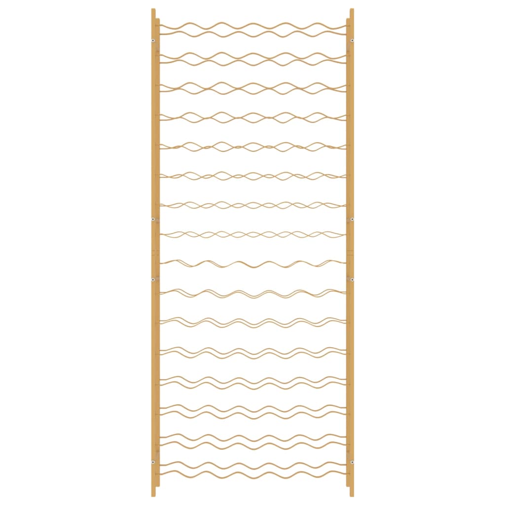 Casier à bouteilles pour 96 bouteilles Doré Métal - XIOS