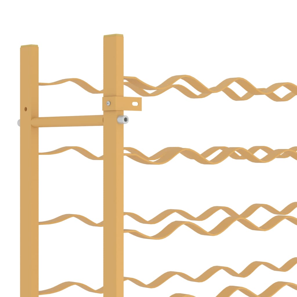 Casier à bouteilles pour 96 bouteilles Doré Métal - XIOS