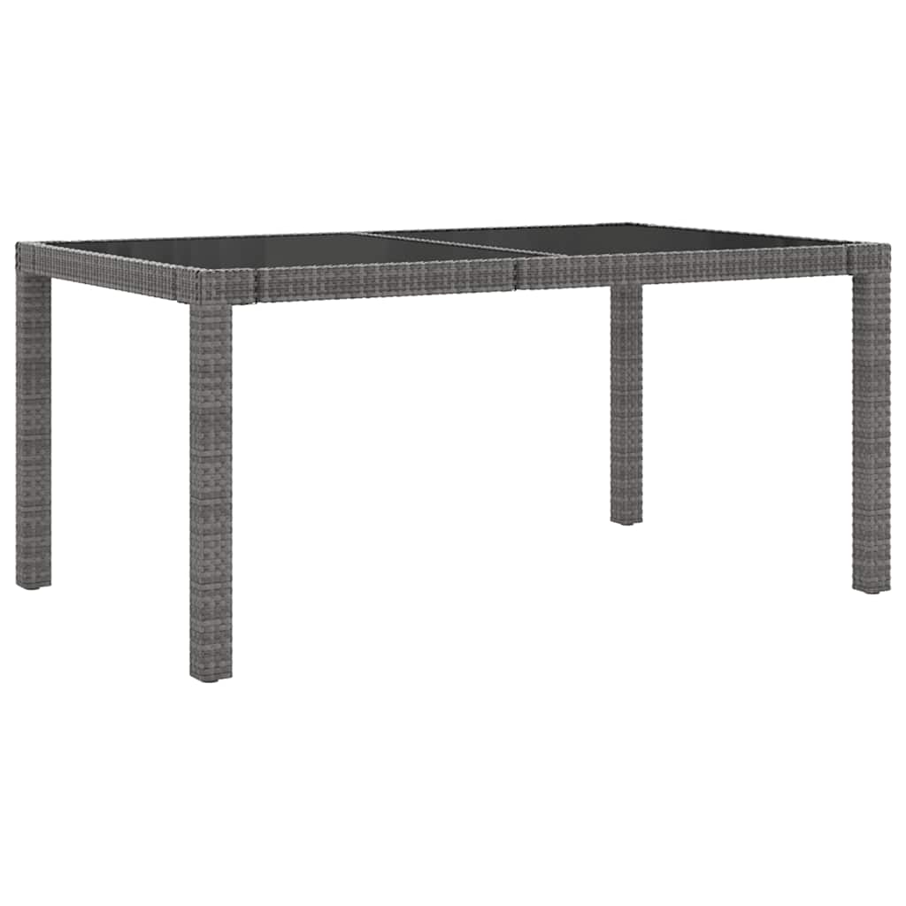Ensemble à manger d'extérieur 7 pcs et coussins Résine tressée