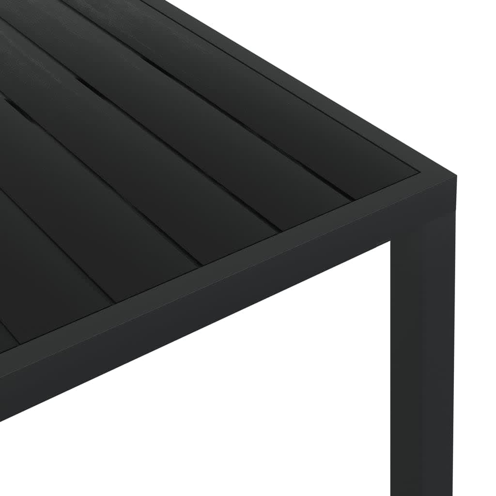 Ensemble à manger de jardin coussins 7pcs Résine tressée Gris