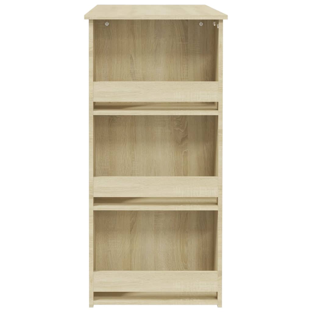 Table de bar avec rangement Chêne sonoma 102x50x103,5 cm - XIOS