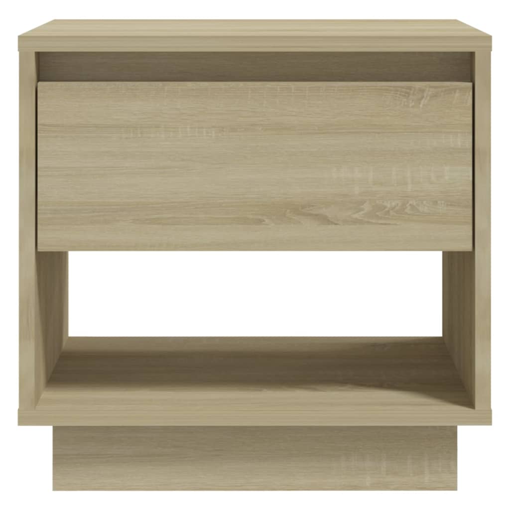 Table de chevet Chêne sonoma 45x34x44 cm bois d'ingénierie - XIOS