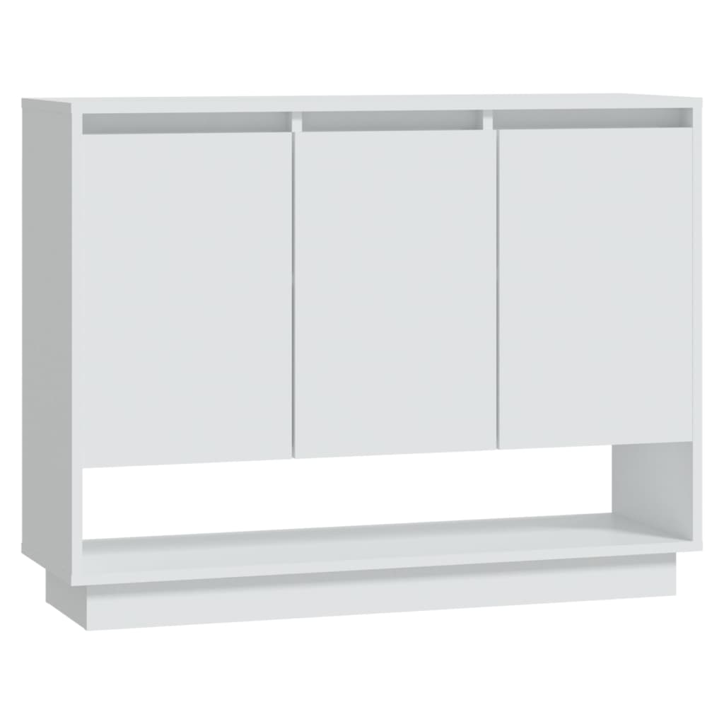 Buffet Blanc 97x31x75 cm Bois d'ingénierie - XIOS