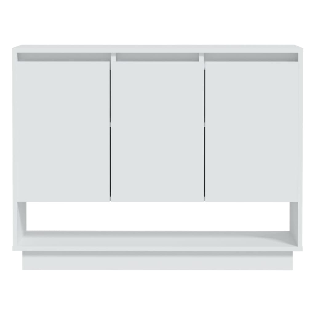 Buffet Blanc 97x31x75 cm Bois d'ingénierie - XIOS