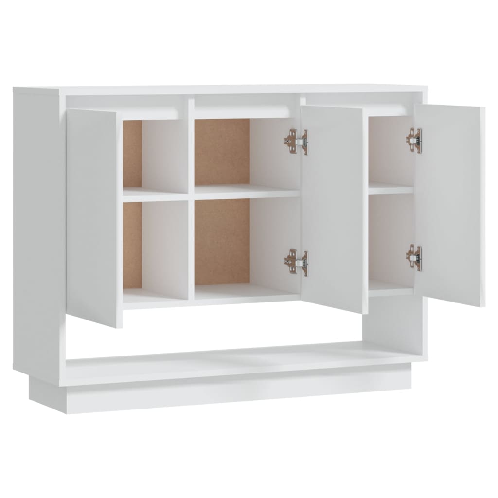 Buffet Blanc 97x31x75 cm Bois d'ingénierie - XIOS