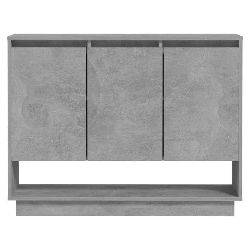 Buffet Gris béton 97x31x75 cm Bois d'ingénierie - XIOS
