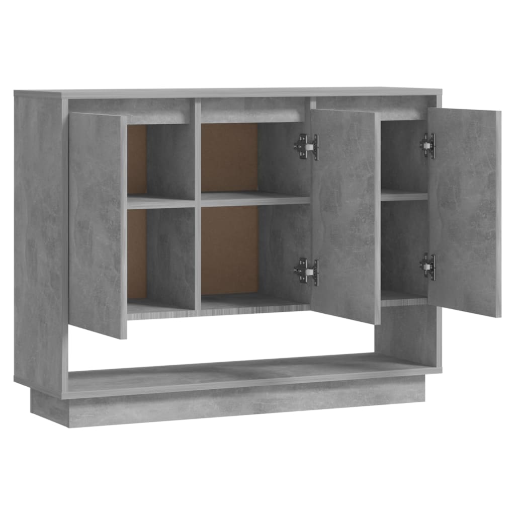 Buffet Gris béton 97x31x75 cm Bois d'ingénierie - XIOS