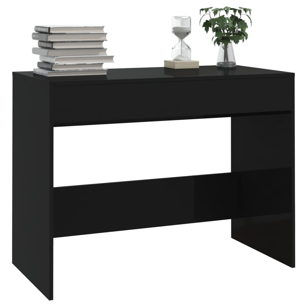 Bureau Noir 101x50x76,5 cm Bois d'ingénierie - XIOS