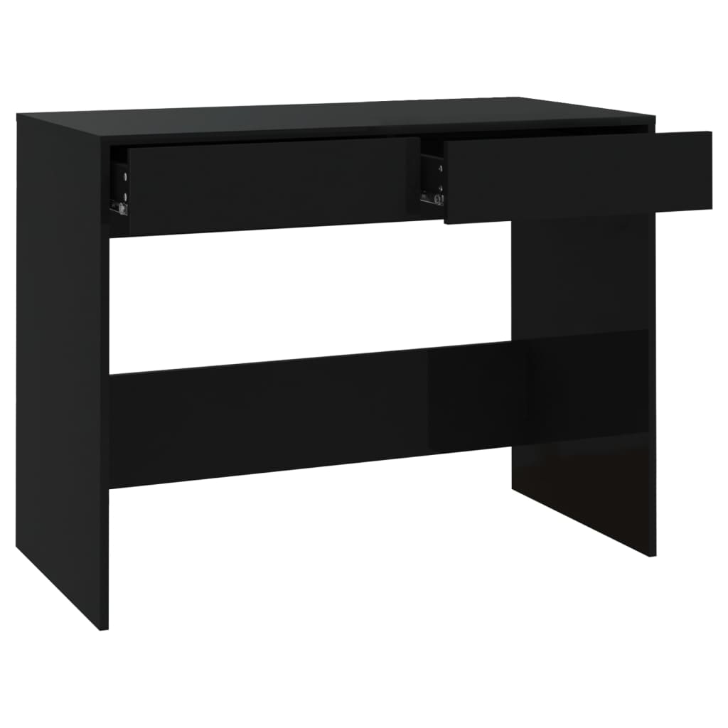 Bureau Noir 101x50x76,5 cm Bois d'ingénierie - XIOS