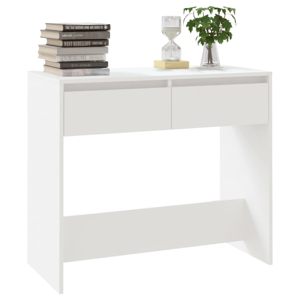 Table console Blanc 89x41x76,5 cm Acier - XIOS