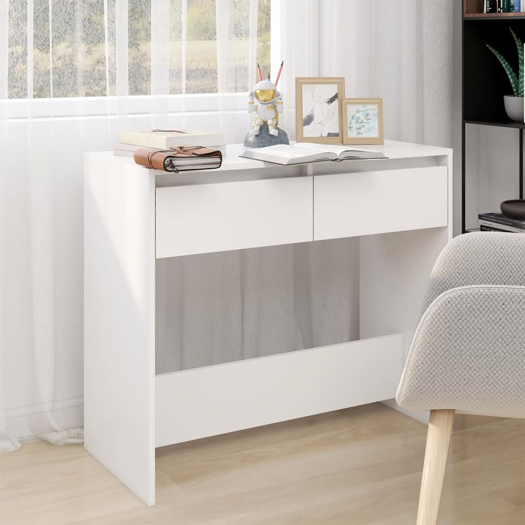 Table console Blanc 89x41x76,5 cm Acier - XIOS