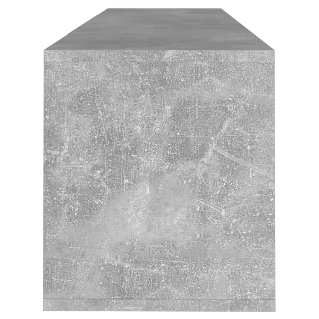 Meuble TV Gris béton 120x30x40,5 cm Aggloméré - XIOS