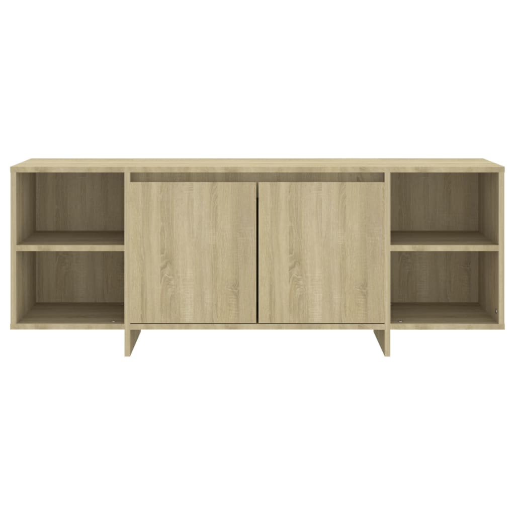 Meuble TV chêne sonoma 130x35x50 cm bois d'ingénierie - XIOS