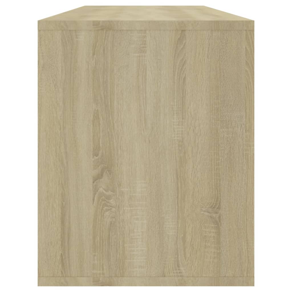 Meuble TV chêne sonoma 130x35x50 cm bois d'ingénierie - XIOS