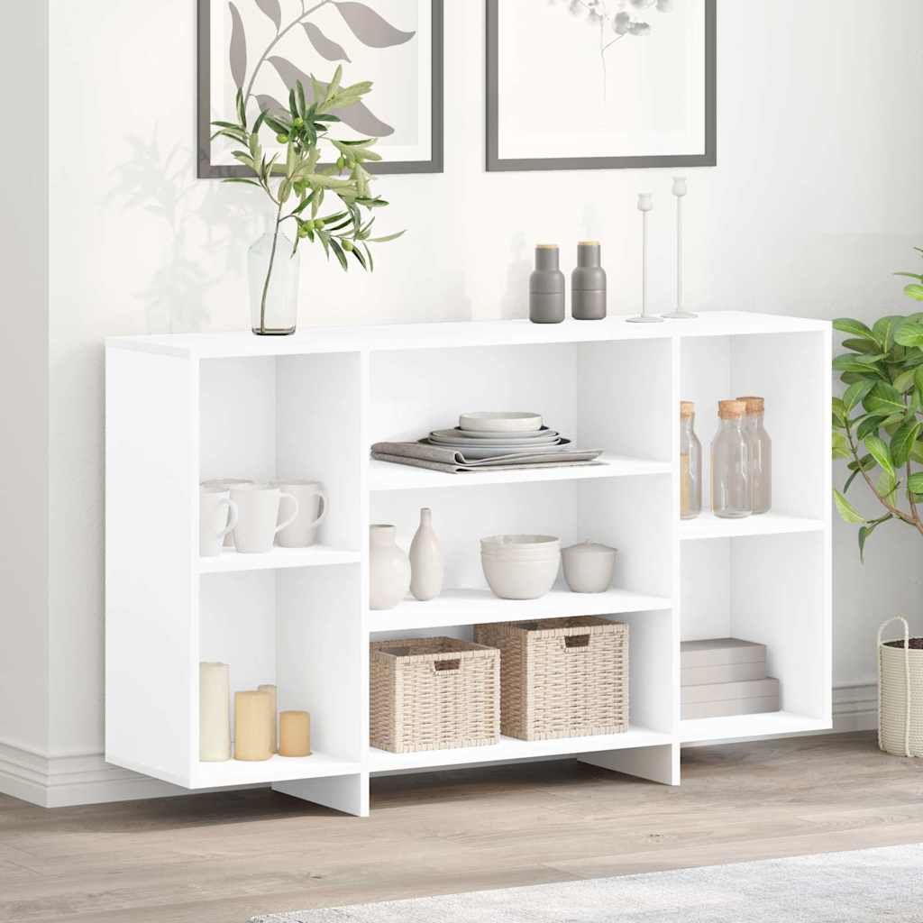 Buffet blanc 120x30x75 cm bois d'ingénierie - XIOS