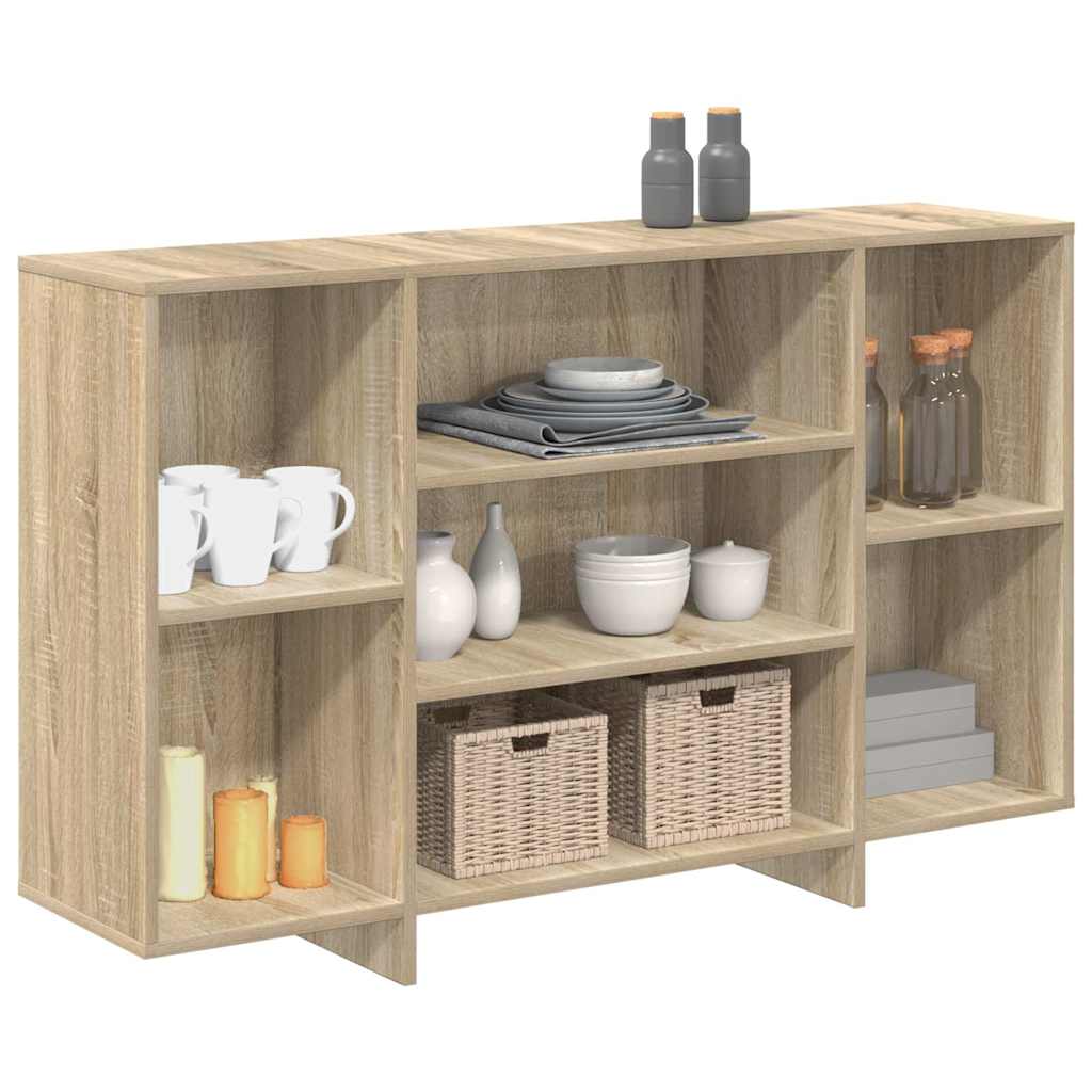 Buffet chêne sonoma 120x30x75 cm bois d'ingénierie - XIOS