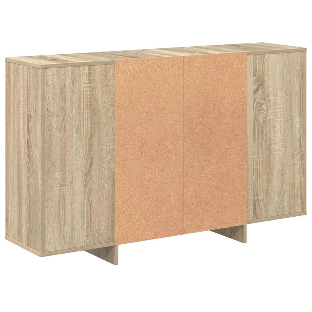 Buffet chêne sonoma 120x30x75 cm bois d'ingénierie - XIOS