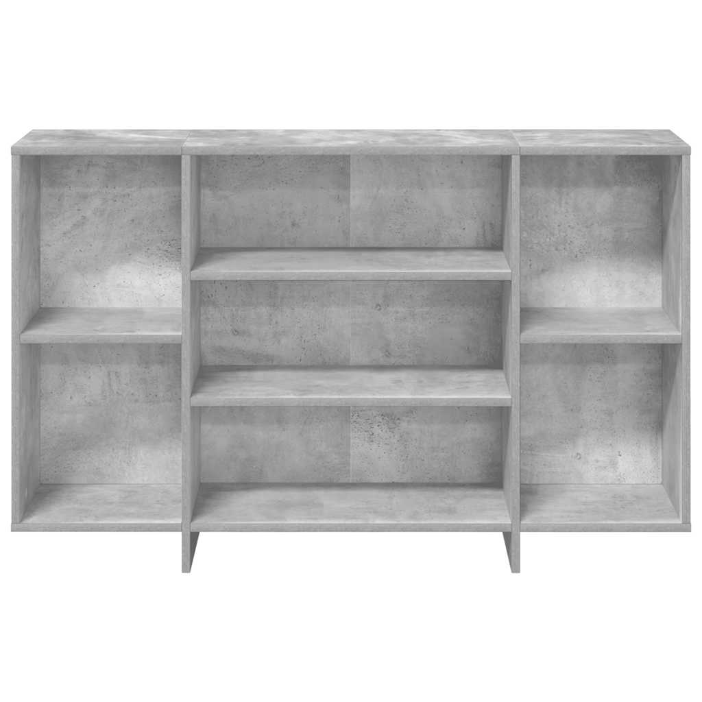 Buffet gris béton 120x30x75 cm bois d'ingénierie - XIOS