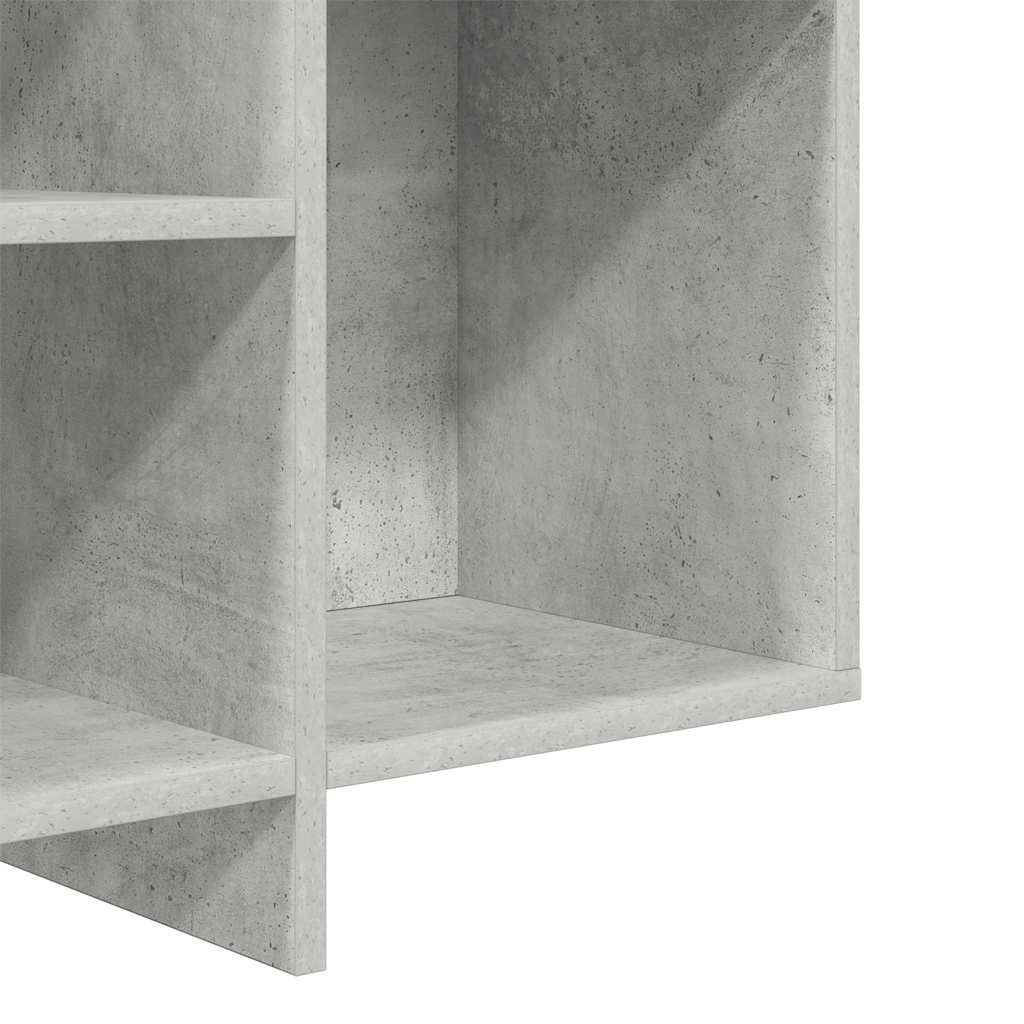 Buffet gris béton 120x30x75 cm bois d'ingénierie - XIOS