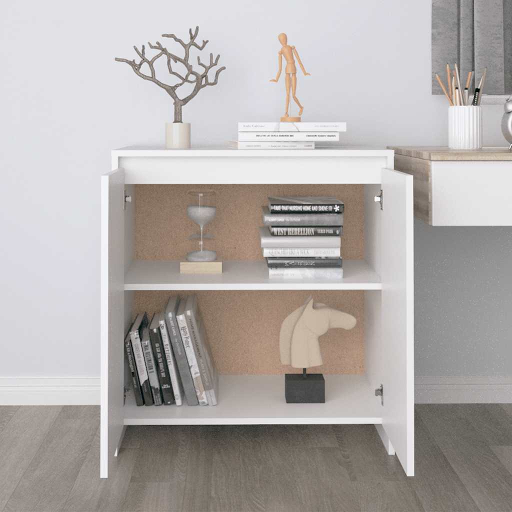 Buffet Blanc 70x41x75 cm Bois d'ingénierie - XIOS