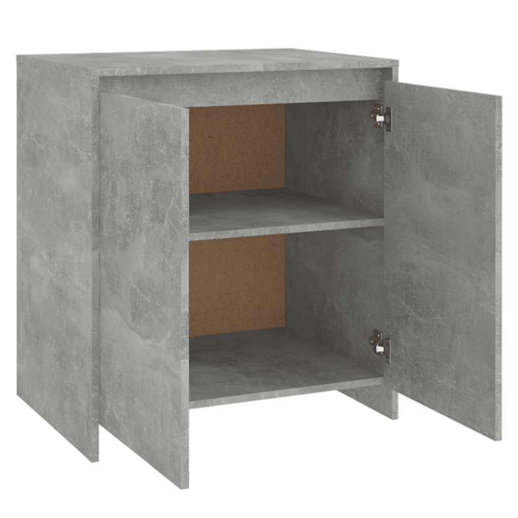 Buffet Gris béton 70x41x75 cm Bois d'ingénierie - XIOS