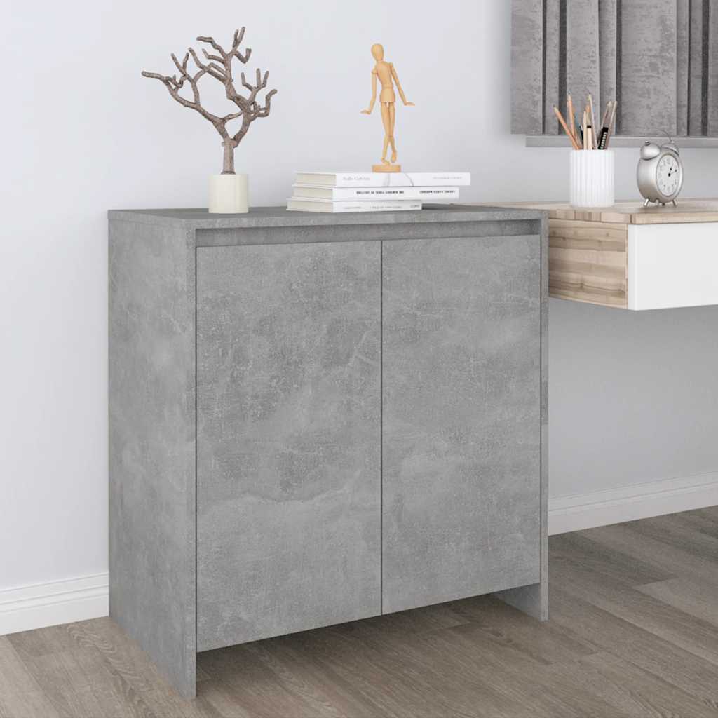Buffet Gris béton 70x41x75 cm Bois d'ingénierie - XIOS